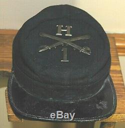 Excellent CIVIL War Cavalry Kepi With Sharpsburg Background