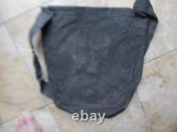 Extremely Rare Original Civil War Tarred Canvas Soldier's Issue Haversack, GIFT