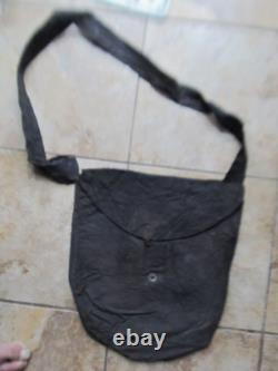 Extremely Rare Original Civil War Tarred Canvas Soldier's Issue Haversack, GIFT