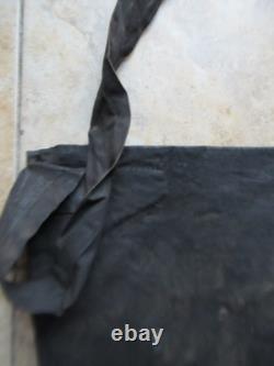 Extremely Rare Original Civil War Tarred Canvas Soldier's Issue Haversack, GIFT