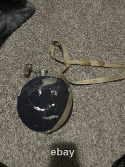 Extremely Scares Union Cloth New York Depot Canteen Civil War Blood Stain Strap