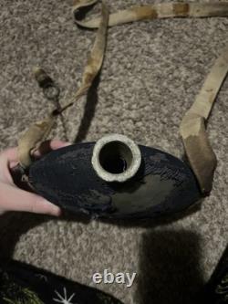 Extremely Scares Union Cloth New York Depot Canteen Civil War Blood Stain Strap
