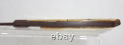 Fair Antique American Civil War Folding Knife Clip Point Bone Slab Grips