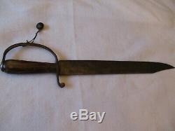 Fantastic Confederate CIVIL War D Guard Bowie Knife