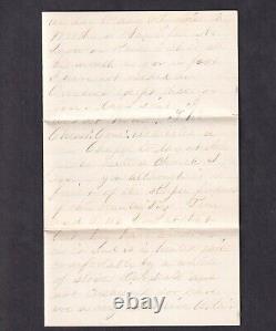 Feb 12 1865 Soldier Letter Point of Rocks Hospital Chesterfield County Virginia