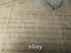 Field Promotion Certificate 18th Regiment of KY Volunteer Infantry