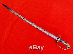 Fine Quality American CIVIL War M1850 Foot Officers Sword Magnificent Blade 1850