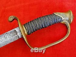Fine Quality American CIVIL War M1850 Foot Officers Sword Magnificent Blade 1850