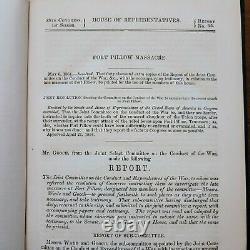 Fort Pillow Massacre Report First Edition 300 African American Troops Killed