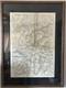 Framed 1863 Civil War Chickamauga Campaign Map Newspaper New York Herald Georgia