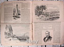 Frank Leslie's Illustrated Newspaper 1861 2nd Day of Civil War Confederate Meet