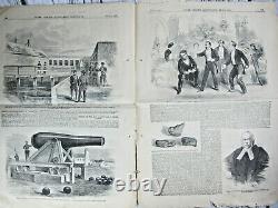 Frank Leslie's Illustrated Newspaper 1861 2nd Day of Civil War Confederate Meet