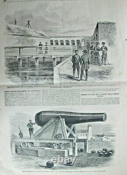 Frank Leslie's Illustrated Newspaper 1861 2nd Day of Civil War Confederate Meet