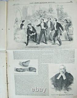 Frank Leslie's Illustrated Newspaper 1861 2nd Day of Civil War Confederate Meet