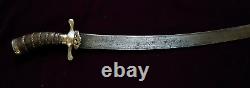 French Indian War American Revolutionary War Hunting Sword Ca 1750