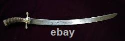 French Indian War American Revolutionary War Hunting Sword Ca 1750