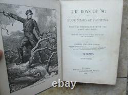 GREAT CLASSIC CIVIL WAR Vet Book, 1884, Boys of'61, Coffin, Illustrated, GIFT