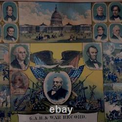 G. A. R 1896 Civil war J. M. Vickroy & Co Government Accounts Registry War Record