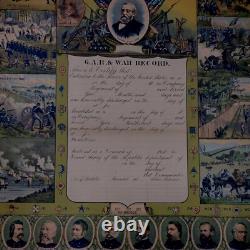 G. A. R 1896 Civil war J. M. Vickroy & Co Government Accounts Registry War Record