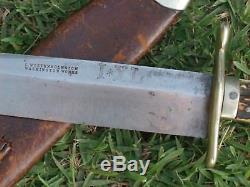 G. Wostenholm antique Bowie knife c. Late 1850's to'60's. Civil War probably