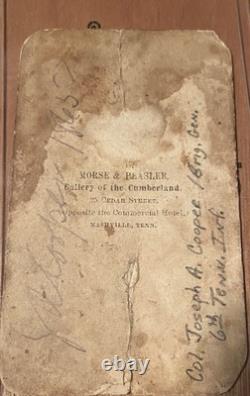 General Joseph Cooper Civil War CDV