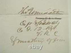 George Washington University CIVIL War Meridian Hill Hospital Letter 1864