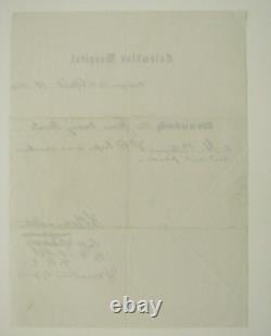 George Washington University CIVIL War Meridian Hill Hospital Letter 1864