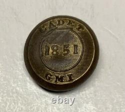 Georgia Military Institute Civil War Cuff Button