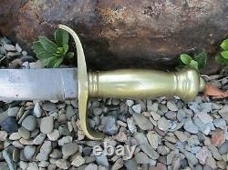 German Short Foot Artillery Sword, Civil War Luneschloss of Solingen Model 1852