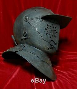 German or English Civil War era close burgonet savoyard helmet c. 1650