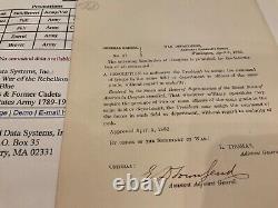 Grant Field Commander CIVIL War General Order Assigns By Passing Seniority # 170