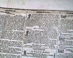 Great 1st Battle of Bull Run Manassas VA Civil War Confederate VA 1861 Newspaper