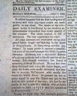 Great Battle of Gettysburg Confederate Capital Richmond VA Civil War 1863 News