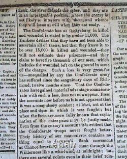 Great Battle of Gettysburg Confederate Capital Richmond VA Civil War 1863 News