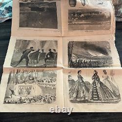 Harpers Weekly April 1865 Civil War Newspaper Lincoln Assasin John Wilkes Booth