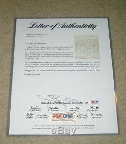 Historic Autographs Civil War John J Crittenden signed letter autograph PSA/DNA