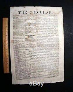 Historic BATTLE OF GETTYSBURG Union Victory vs R. E. Lee 1863 Civil War Newspaper