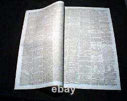 Historic Gettysburg Address Abraham Lincoln's Speech 1863 Civil War Newspaper