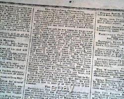 Historic Gettysburg Address Abraham Lincoln's Speech 1863 Civil War PA Newspaper