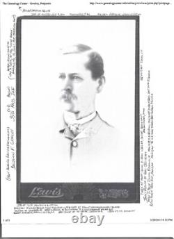 ID'ed Civil War CDV (Oct. 20,1863), 35th Mass. Vol. INF, Benj. Greeley POW ID'ed Civil War CDV (Oct. 20,1863), 35th Mass. Vol. INF, Benj. Greeley POW