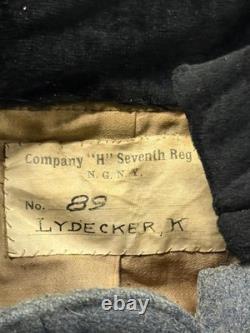 Id'd Lydecker, K Indian Wars National Guard Co. H 7th Regt. Frock Coat Jacket
