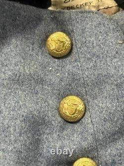 Id'd Lydecker, K Indian Wars National Guard Co. H 7th Regt. Frock Coat Jacket