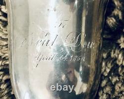 Identified Civil War Brigadier General Slaughter Field Silver Gorham Cup Goblet