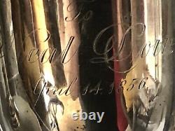 Identified Civil War Brigadier General Slaughter Field Silver Gorham Cup Goblet