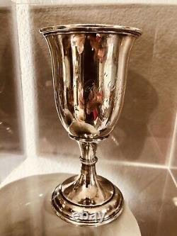 Identified Civil War Brigadier General Slaughter Field Silver Gorham Cup Goblet