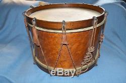 Indian Wars or Late Civil War Era Military Drum, Complete with Sling