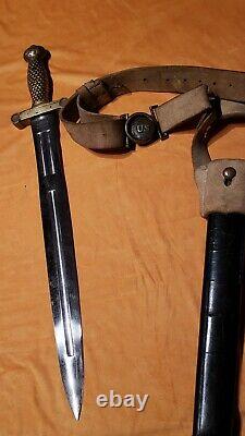 Investment Grade Civil War Ames Artillery Short Sword, Museum Quality, Must See