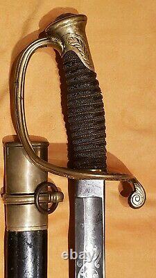 Investment Grade Civil War Model 1850 Foot Officer Sword Ames Museum Quality