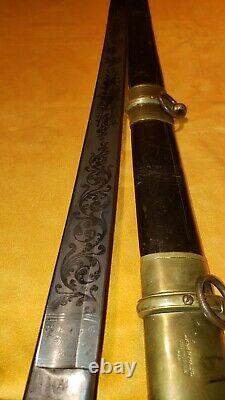 Investment Grade Civil War Model 1850 Foot Officer Sword Ames Museum Quality