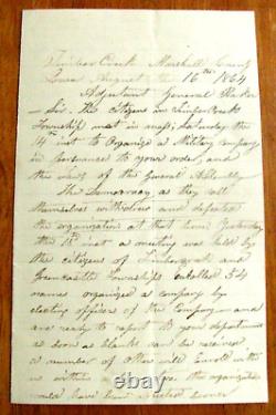 Iowa CIVIL War Copperheads -a Patriot Militia Call To Arms Letter